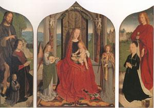 Gerard David The Virgin and child between angel musicians (mk05) oil painting image